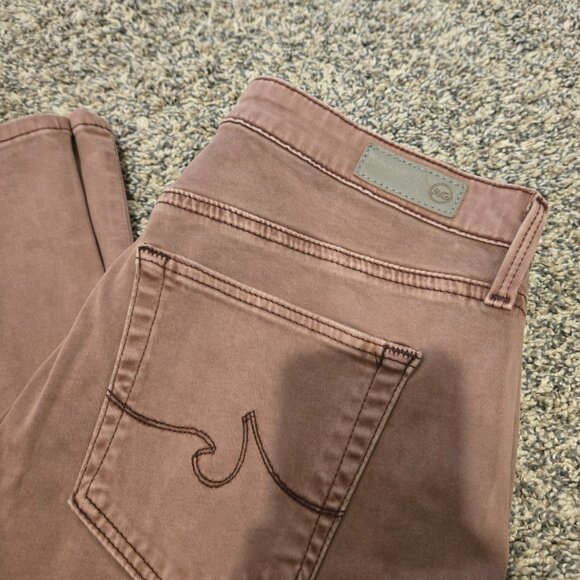 Adriano Goldschmied The Legging Ankle Super Skinny Jeans Mauve 28 - Picture 2 of 5